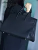 Designer feito à mão 7a bolsa de bolsa de couro genuíno em couro preto mulheres grandes 40cm feminino com ladrão 37