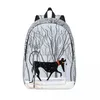 Rugzak Kawaii Greyhound Dog Travel Canvas Women Men School Laptop Bookbag Whippet College Student Daypack Bags