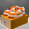 2023 Chaussures de créateurs Trainer Sneakers Plaque-Forme Maxi Mens Femmes Chaussures décontractées Black Bleu vert Orange White Shoe taille 36-45 Y18