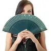 Dekorative Figuren falten Fan chinesische Fans zusammenklappbare Frauen Hand Bambus japanische Wohnkultur Retro kleine frische Handheld faltbar