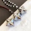 Pendant Necklaces Wholesale Terahertz Natural Stone Kaba Star Pendants With Chain Necklace Energy Polysilicon Ore Crystal Fashion Jewelry