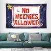 No Weenies Dopugle Flag Funny Banner 3x5 stóp z czterema przelotkami do college'u w pokoju w cave Man Cave Sypialnia 240411