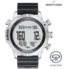 North Edge Aqua Men's Professional Diving Watch Scuba Diving NDL 200m hoogtemeter barometer kompas snorkelen horloges