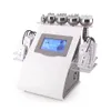 6 I 1 RF Machine Professional 40K Ultraljudskavitation Vakuum Radiofrekvens Laser Lipo Laser Metal Steel Probes Slimming Machine för Body Shaper