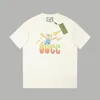 Camisetas de la banda de diseñador de hombres Fashion Manga corta Patrón de camiseta de la camiseta de la letra de lujo