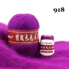 5020GSET Soft Plush Mink Velvet Yarn Hand Knitting Genuine Crochet Thread High Quality Ecofriendly Dyed Sweater Scarf 240411