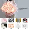 Decorative Flowers Creative Handmade Butterfly Bouquet Material Bag DIY Bride Wedding Decor Flower Package Romantic Valentine's Day Gifts