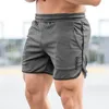 Herren Shorts Solid Color Fitnessstudio Schnell trocken