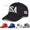 Трамп 45 Red Hat American Election 3D вышивка USA Baseball Cap 0418 0423