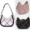 Handbag Designer Hot Vendre 50% de réduction sur les sacs d'épaule simples et à la mode Chaîne de couleurs de couleur Hobo Underar Unle Trendy One épaule Femmes