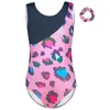 Scenkläder ärmlös 3-12 år Girls 'Dancewear Breattable Gymnastics Leotards for Kids One-Piece Bodysuits