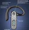 V28 Bone Conduction Headphone Ear-Hook Noise-reducing Digital Display Single Ear-mounted Sports In-ear Business Bluetooth Headset Wireless Earphone