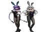 Anime hyperdimension sexiga flickor figurer neptunia ing lila hjärtkunny flicka pvc action figur samling modell leksaker docka q0722015217