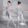 Стадия ношения моды Girl Ballet Gymnastic Lotard Off Plouds Dance Elive Top Sweater Top Shorts коленные колодки детская одежда обертка