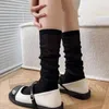 Mujeres calcetines lolita para calcetines de rodilla dama de empalme medias otoño invierno y2k tubo medio coreano preppy casual