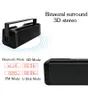 HSPMON New Square Bluetooth Enceinte radio FM Écran d'affichage numérique Portiser la ceinture de ceinture Boombox Caixa Som Portatil