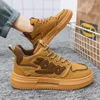 Casual Shoes Fashion Tooling Men Autumn Lace-up Sneakers Outdoor Work Platform Non-slip Trekking For Zapatillas