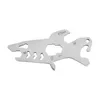 Outdoor Tools Wrench Corkscrew Screwdriver Tool Card Shark Style Stainless Steel Multifunctional Camping Tactical Accessories