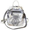 Schulbeutel # 6376-8 # Mode große Kapazität Reisetasche Urban Einfacher Rucksack Frauenschulter