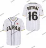 Men Japan Hokkaido Nippon Ham Fighters #16 Shohei Ohtani #11 Jersey zszyta biała czarna zielona alternatywna alternatywna mundury Fan Niestandardowe