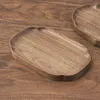 Dekoracyjne figurki nieregularne drewniane tacki naczynia gospodarstwa domowego suche kuchenne do przechowywania salonu do serwowania taca
