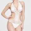 Women's Swimwear Ygolonger 2024 Handmade Swimsuit Hollowed Out Beach Outfits For Women Sexy 1 Piece Crochet Knitted Fashion