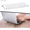 Autres composants de l'ordinateur 2pcs Portable auto-adhésif mini ordinateur portable stand de clavier d'ordinateur invisible pour les jambes de l'ordinateur portable de bureau compatibles avec MacBook Y240418