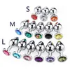 Metal Anal Plug Stainless Steel Butt Plug With Jewelry Colorful Crystal Anus Plug Anal Bead Adults Sex Toys for women Adult Game 240325