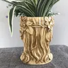 Vases Resin Goddess Statue Succulent Plant Plante Pot Pot Vase ARANGEMENT D'ACCUPTENCE À MOIRE