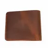 Wallets 100% Genuine Leather Wallet For Men Male Handmade Natural Cowhide Short Trifold Men's Purse With ID Card Holder Coin Pocket Bag