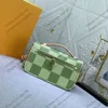 24SS Women Checkerboard Contrast Torby Piganal Crossbody Bag dla kobiet luksusowy designerski torebek uchwyt na karty na zewnątrz portfel podróży Messe Ohbt