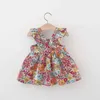 女の子のドレス2pcs/セット夏の女の赤ちゃんドレスソフトシン服