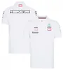 F1 Takım Üniforma Erkek ve Kadın Yarışçıları Kavur T-Shirt Polo Gömlek Günlük Kısa Kol Yarışı Takım Kırış Boyutu Özelleştirilebilir