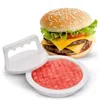 2024 1 Set Kitchen Tool Round Form Hamburger Press matklassig plast Hamburger Kött Nötköttgrill Burger Press Patty Maker Mold Mold för