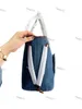 2024 Mode -Denim -Designer -Taschen Orignal 7A hohe Qualität niemals Einkaufstasche Luxus Doppelgriff einfach klassische Buchstaben Voll Handtaschen Echte Leder -Crossbody -Tasche