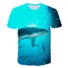 T-shirty zwierzęcy ryby 3d druk 420Y Dzieci nastolatki t-koszulka chłopiec dziewczęta Tshirt Fisherman Tropical Tshirts Fishinger dla dzieci odzież dla dzieci