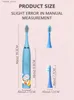 Toothbrush Sonic Electric Toothbrush Cartoon s With 12PCS Replacement brush heads Waterproof Rechargeable Timer Brush for Red Y240419