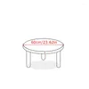 Tischtuch 1pc Küche transparente Abdeckung TPU Tischdecke runde Essschutzöl-Probandenzubehör