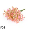 Decorative Flowers 6pcs Babysbreath Artificial Flower Bouquet Plastic Fake Plants Gypsophila Floral For Wedding Home Table Decor Arrangement