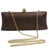 Bags NUPHIA Hard Box Clutch Rhinestud Clutches and Evening Bags Purple Gray Brown Green Orange Blue Silver