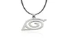 Hot Anime Necklace Kakashi Leaf Village Symbol Cosplay Pendant Halsband Kakashi Konoha Ninja Jewellery Bijoux Collier5539742