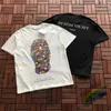 T-shirty męskie ih nom uh nit Paris Mask Print T-shirt mężczyzn Kobiety Wysokiej jakości hip-hopowy Ogólny Toszt T240419