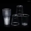 Tumblers 50st Mini Clear Plastic Disponable Party S Glasögon Jelly Cups Birthday Kitchen Accessories Cup