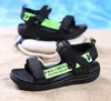 Sandals Hot Sale 2024 Summer Children Sandals Fashion Sneakers Boy Girls Outdoor Beach Shoes Kids Non-Slip Footwear Sandals 240419