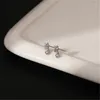 Stud Earrings Neixiu 925 Sterling Silver European Simple Zirkon Star Women Fashion Charm Valentijnsdag sieraden geschenken Groothandel