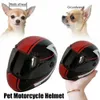 猫犬ミニオートバイヘルメットスモールヘッド保護ペットセーフティヘルメットPOプロップオートバイアクセサリー240418