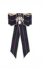 ネクタイボウのブローチラインストーンクロスアートピンとブローチのレディースブローチ襟装飾GROOMブラウスジュエリーバッジ1729837