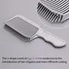 Professional Barber Fade Comb Hairdressing Tool for Gradual Fade Hairstyles Heat Resistant Brush for Men's Tapered Haircuts