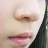 1 peça camadas duplas aço inoxidável nariz pinos para mulheres 20g aros torcem cartilagem trago septo piercings jóias corporais 240407