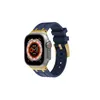 Применимо к AppleWatch78Se Ultra2 Apple Watch Жидкий силиконовый ремешок 42 44 45 49 мм